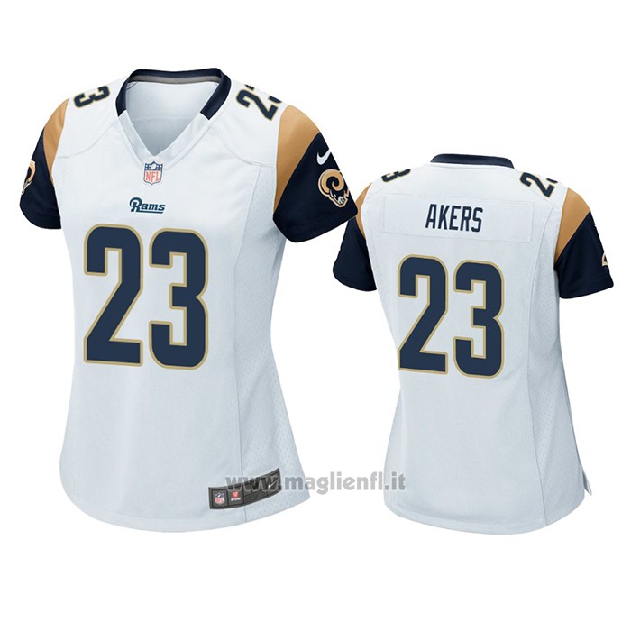 Maglia NFL Game Donna Los Angeles Rams Cam Akers Bianco